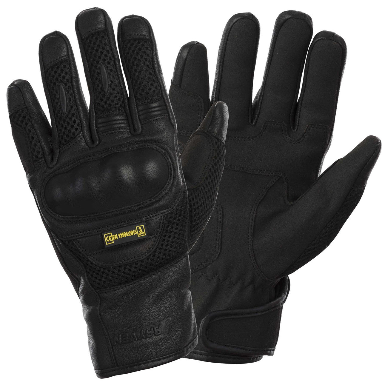 Rayven Block Island C.E Approved Motorcycle Gloves-Win Impex Moto