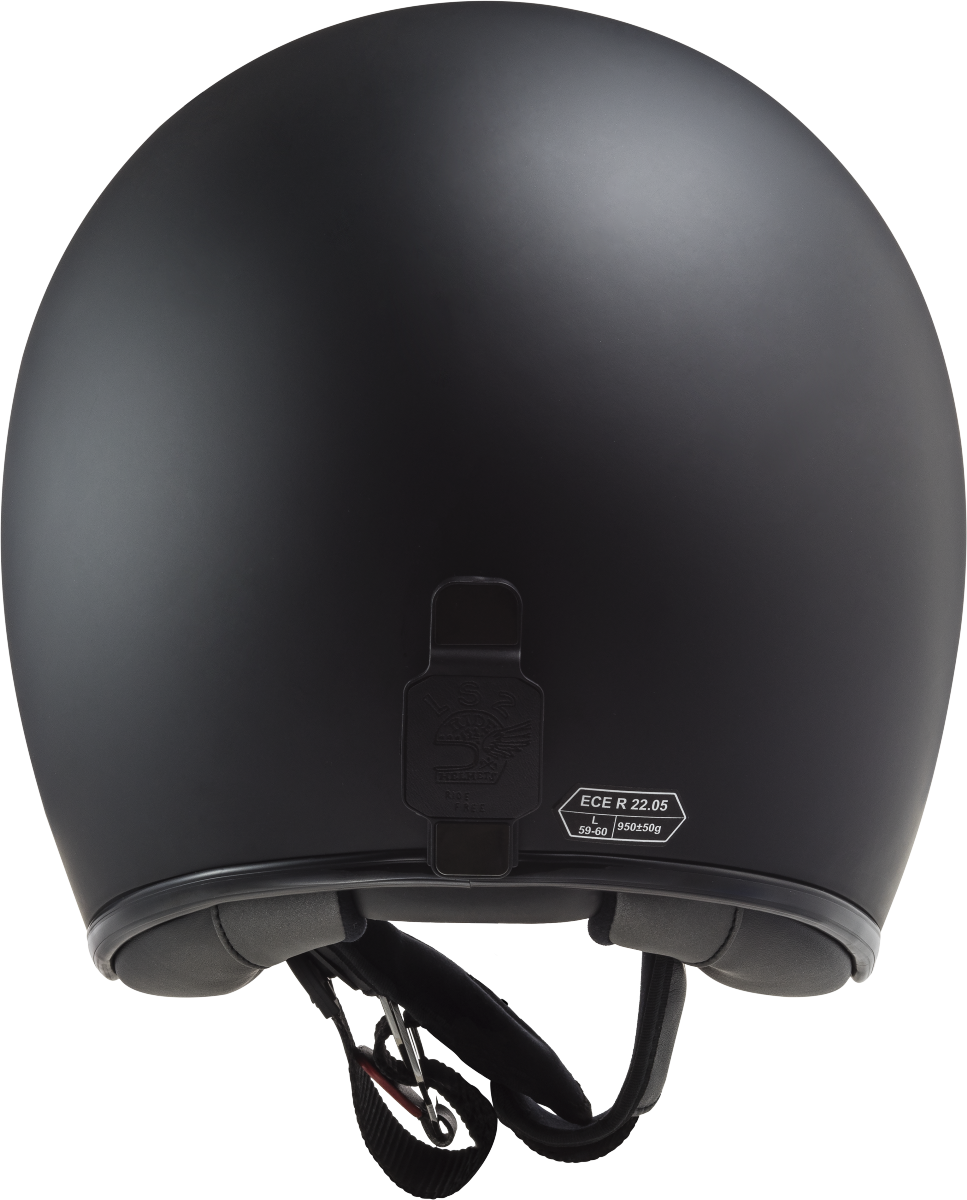 LS2 OF601 BOB II SOLID MATT BLACK ECE22.06-Win Impex Moto
