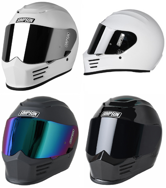 Simpson Speed Full Face Motorbike Crash Helmet-Win Impex Moto