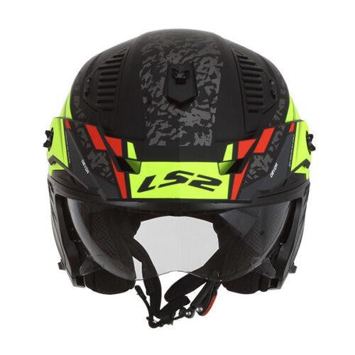 LS2 OF606 DRIFTER DEVOR OPEN FACE HELMET ECE22.06-Win Impex Moto