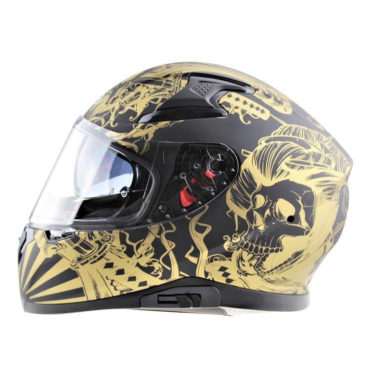 VIPER RSV95 SKULL EDITION MOTORCYCLE FULL FACE HELMET NEAR U-Win Impex Moto