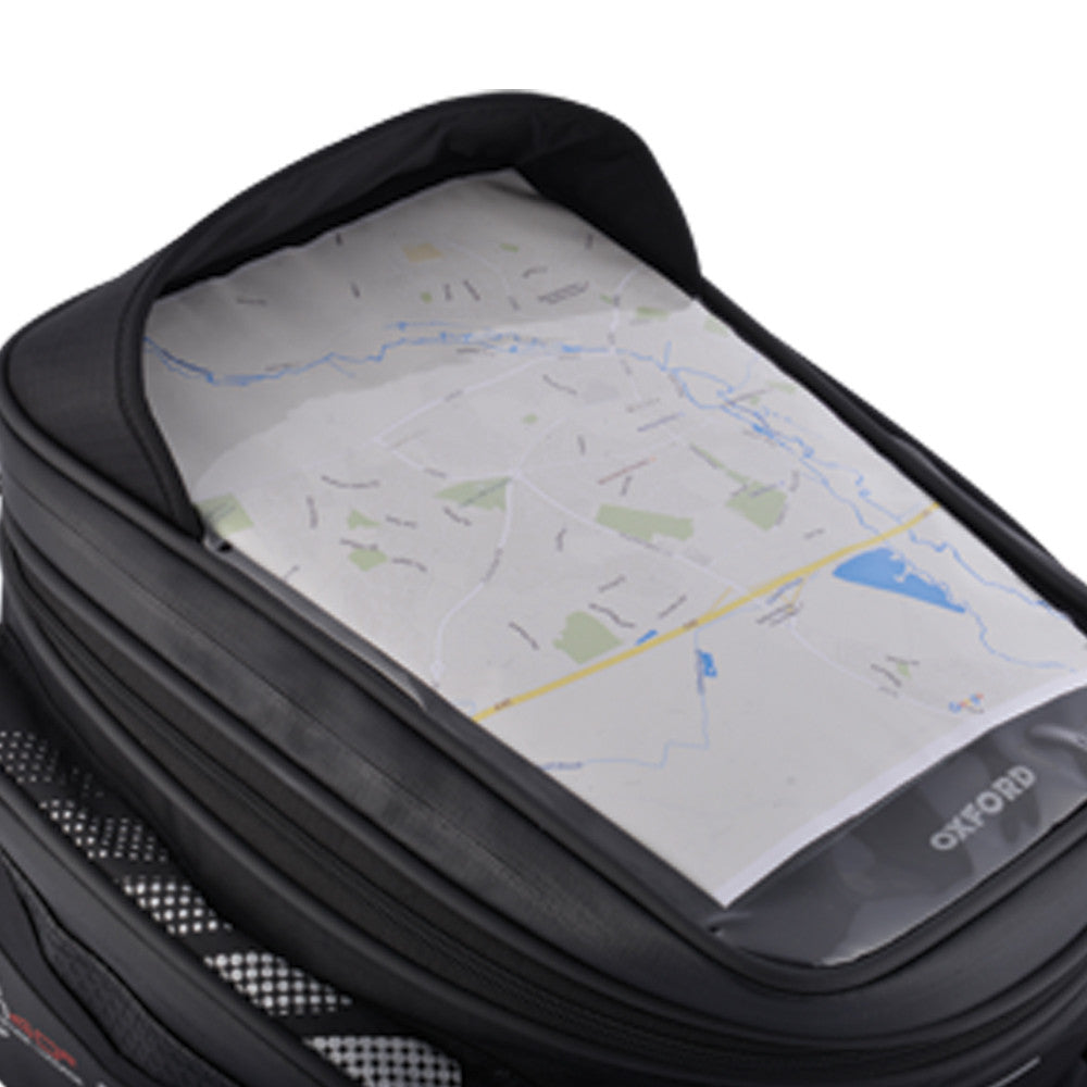 Oxford Q20R 20L Quick Release Sports Motorbike Tank Bag-Win Impex Moto