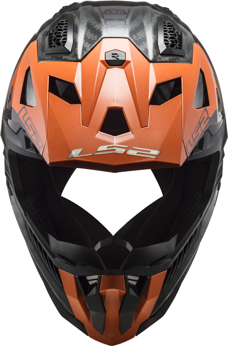 LS2 MX703 X-FORCE VICTORY MOTORCROSS HELMET TITANIUM ORANGE-Win Impex Moto