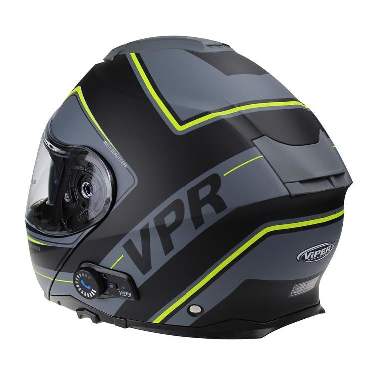 Viper RSV191 Blinc Bluetooth 3.0 Flip Up Modular Motorcycle Helmet-Win Impex Moto