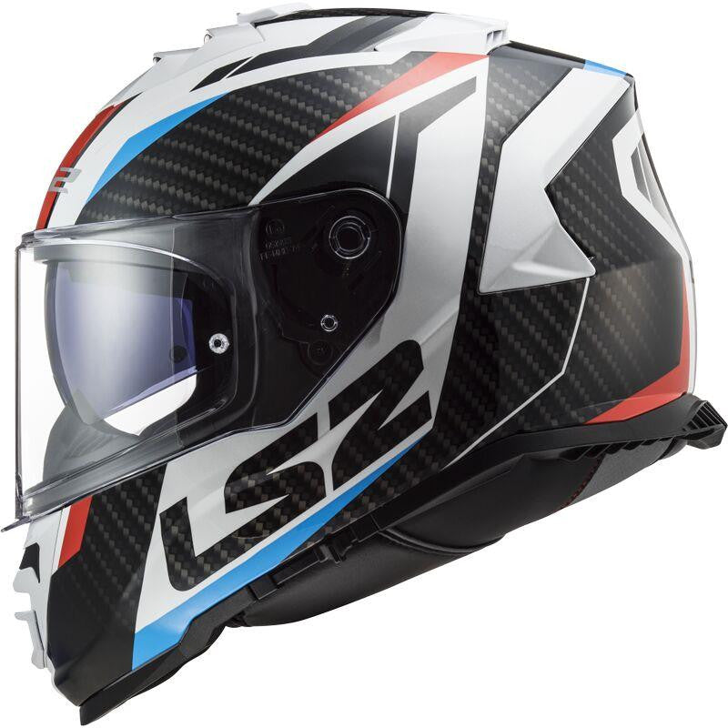 LS2 FF800 Storm II Racer Full Face Motorbike Helmet Red Blue-Win Impex Moto