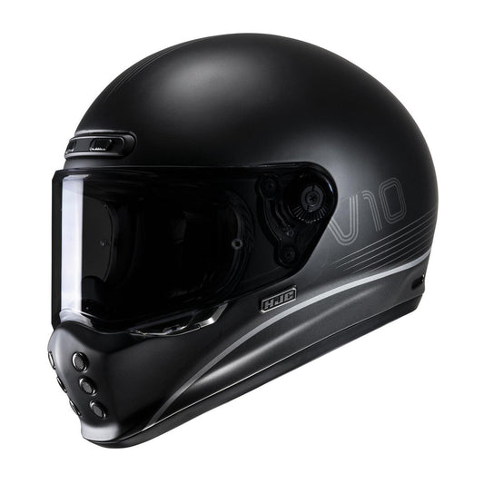 HJC V10 Tami MC5DSF Motorcycle Motorbike Helmet Black-Win Impex Moto
