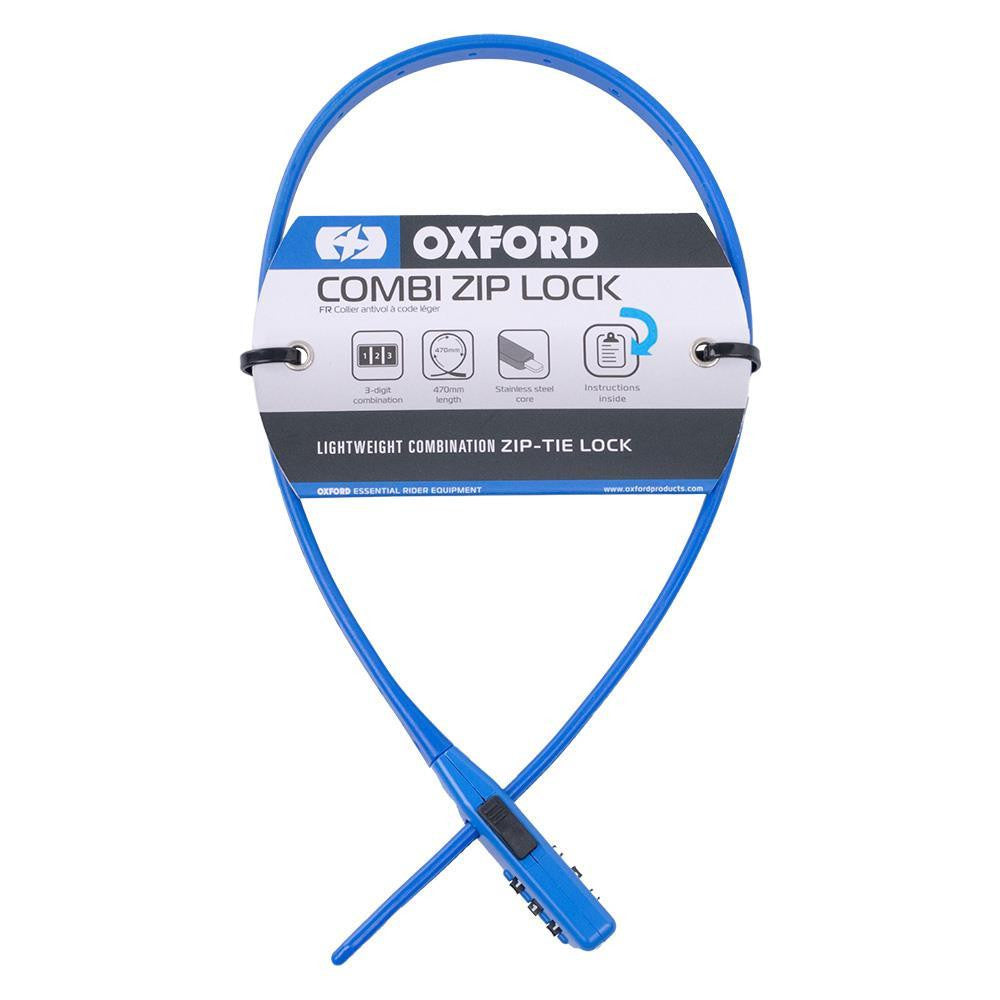 Oxford Combi Zip Lock Blue-Win Impex Moto