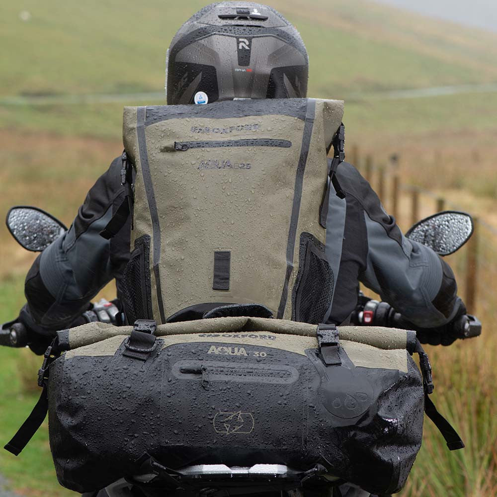 Oxford Aqua B-25 Hydro Backpack Motorbike Luggage 25 L-Win Impex Moto