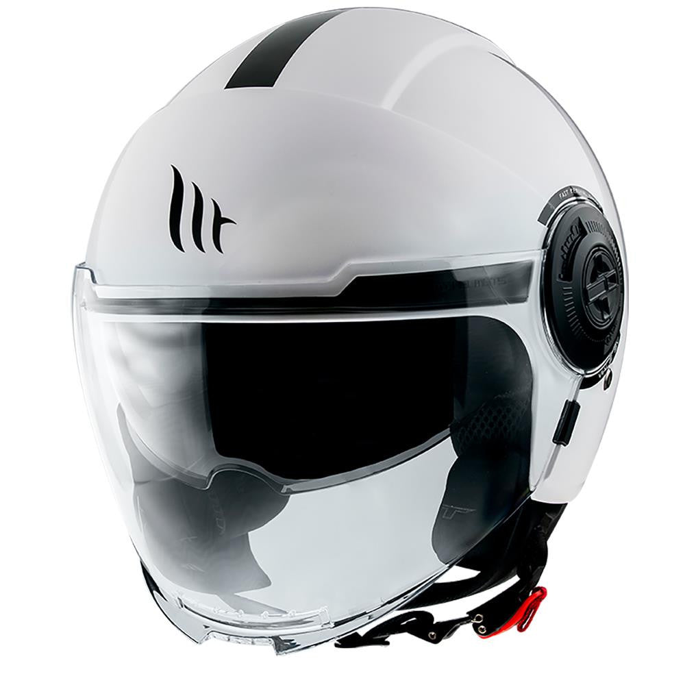 MT Viale Solid Open Face Dual Visor Sports Motorcycle Helmet-Win Impex Moto