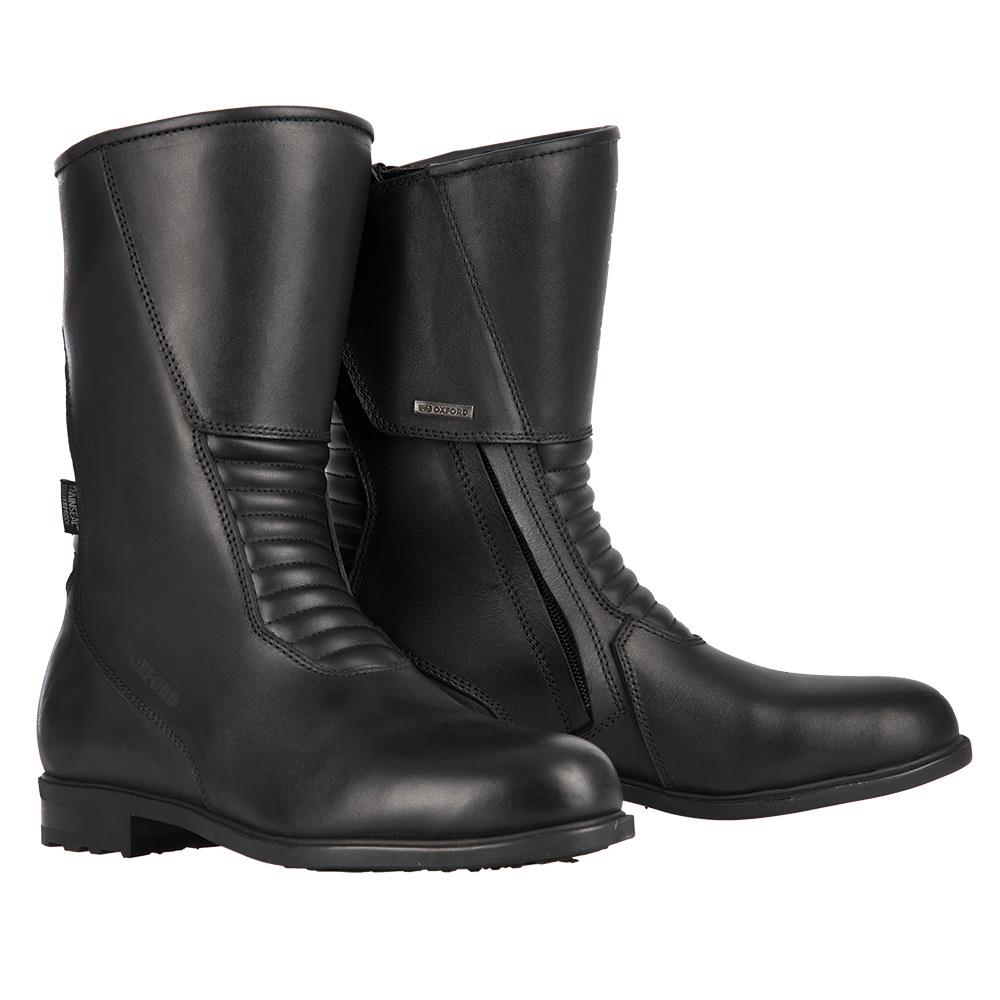 Oxford Valentina Ladies Motorcycle Women's Boots Black-Win Impex Moto