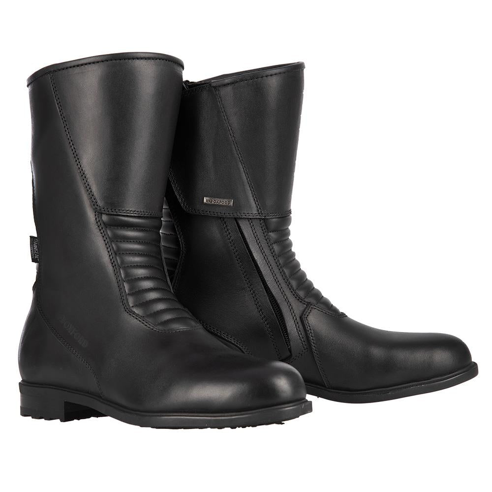 Oxford Valentina Ladies Motorcycle Women's Boots Black-Win Impex Moto