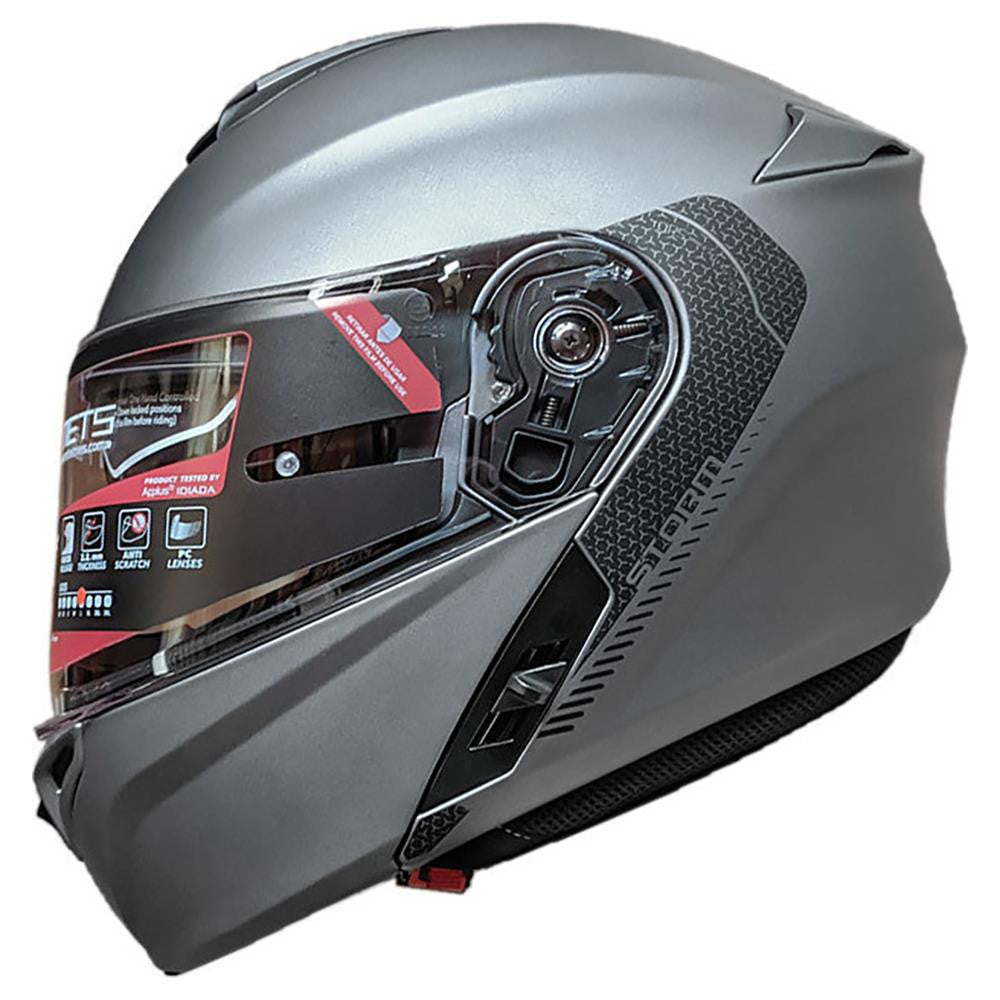MT Storm Solid Flip Up Front Motorcycle Motorbike Helmet-Win Impex Moto