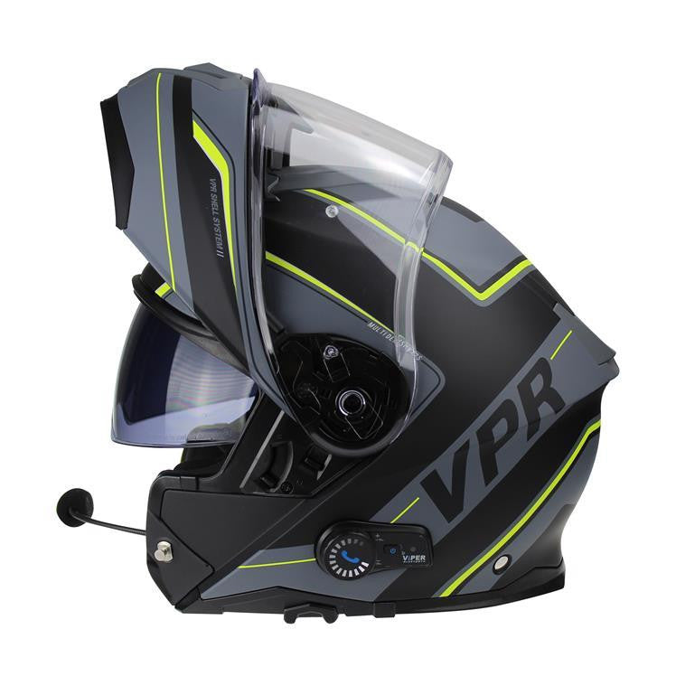 Viper RSV191 Blinc Bluetooth 3.0 Flip Up Modular Motorcycle Helmet-Win Impex Moto