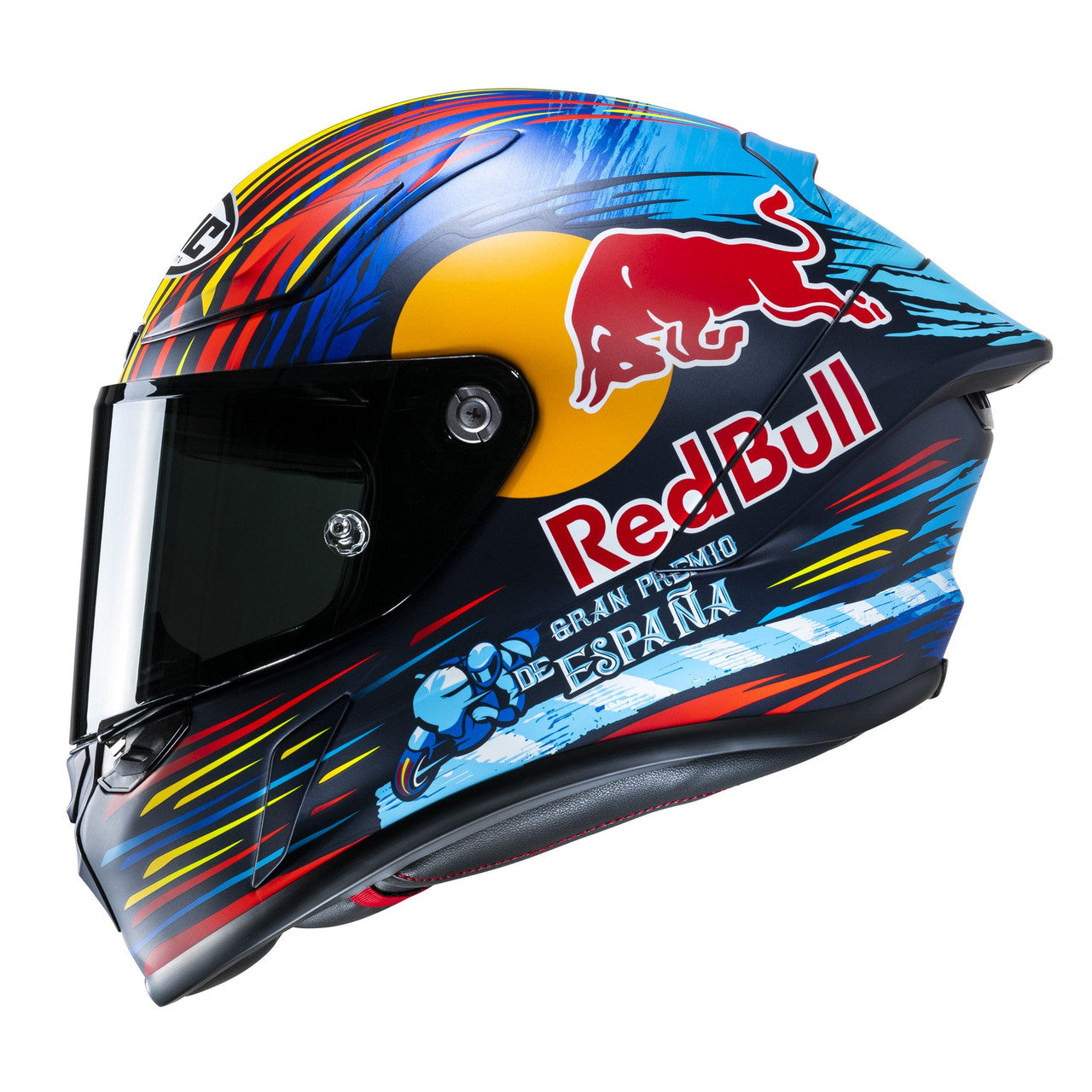 HJC RPHA 1 Red Bull Jerez MC21 Motorbike Full Face Helmet-Win Impex Moto