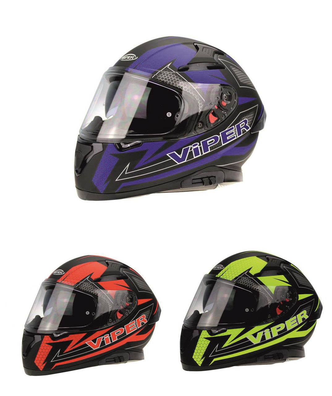 VIPER RSV95 SPIRIT MOTORCYCLE FULL FACE CRASH HELMET-Win Impex Moto