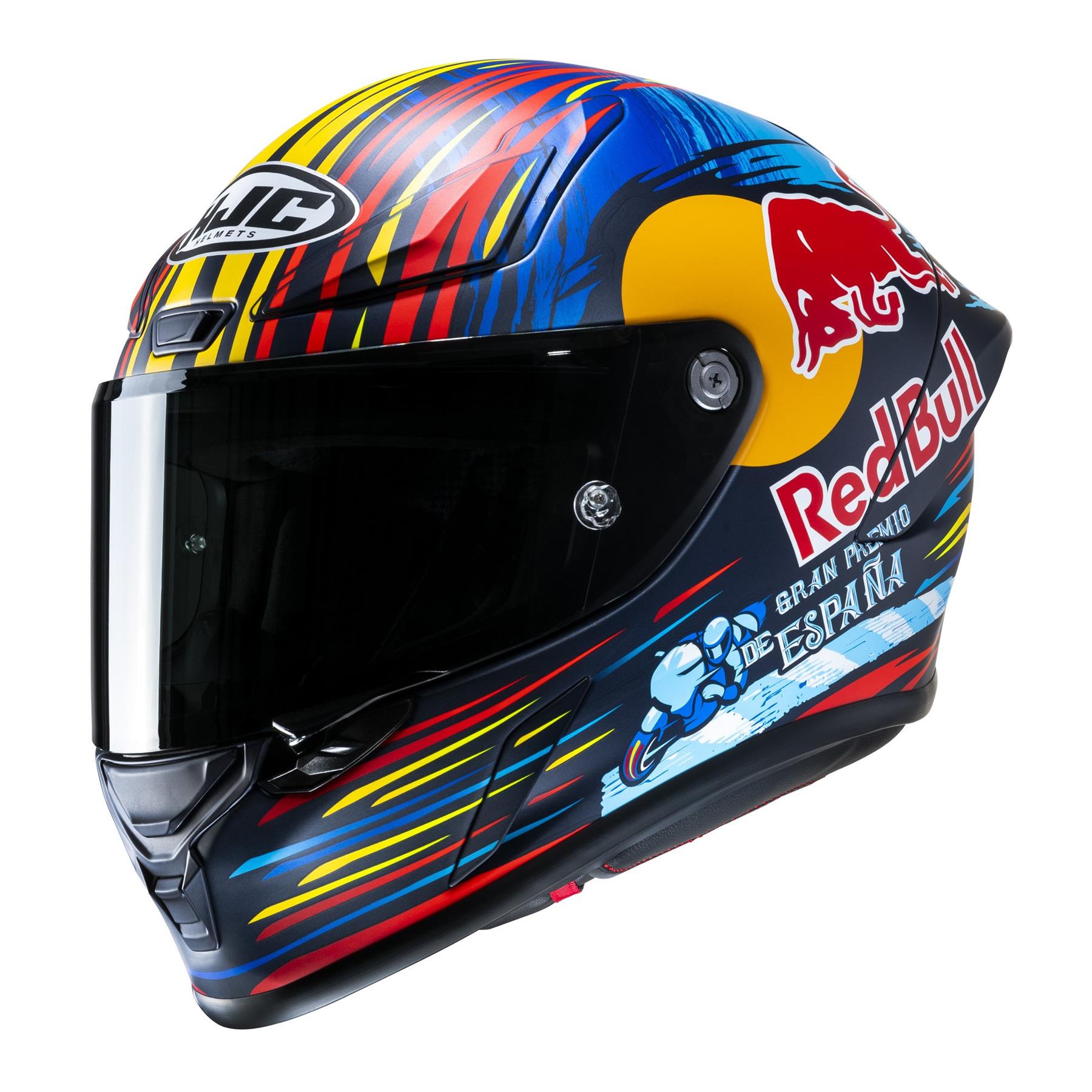 HJC RPHA 1 Red Bull Jerez MC21 Motorbike Full Face Helmet-Win Impex Moto