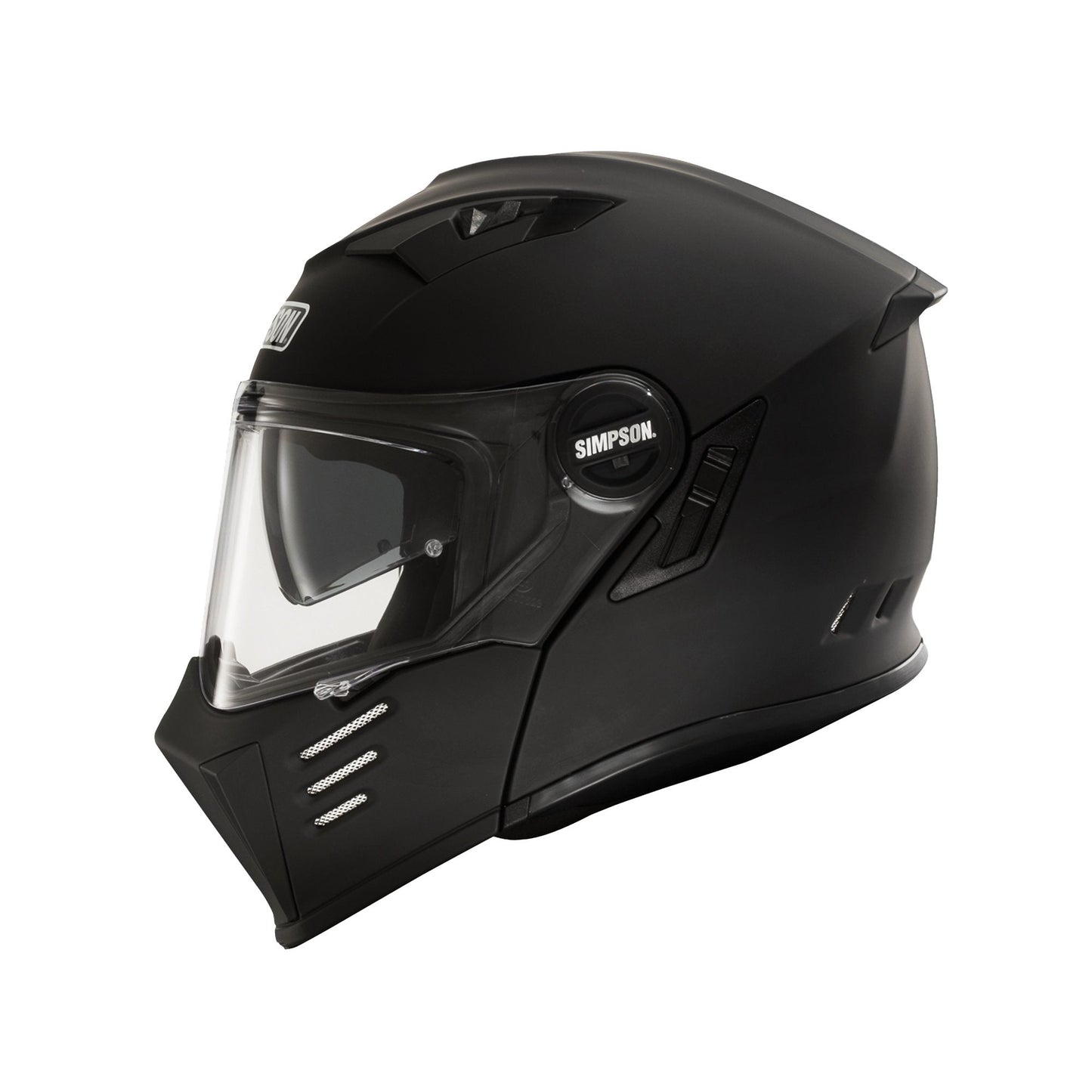 Simpson Darksome Solid Matt Black Full Face Helmet Ece 22.06-Win Impex Moto