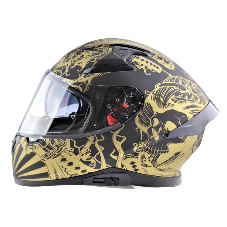 VIPER RSV95 SKULL EDITION MOTORCYCLE FULL FACE HELMET NEAR U-Win Impex Moto