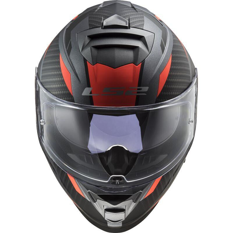 LS2 FF800 Storm II Racer Orange Motorbike Full Face Helmet Ece22.06-Win Impex Moto
