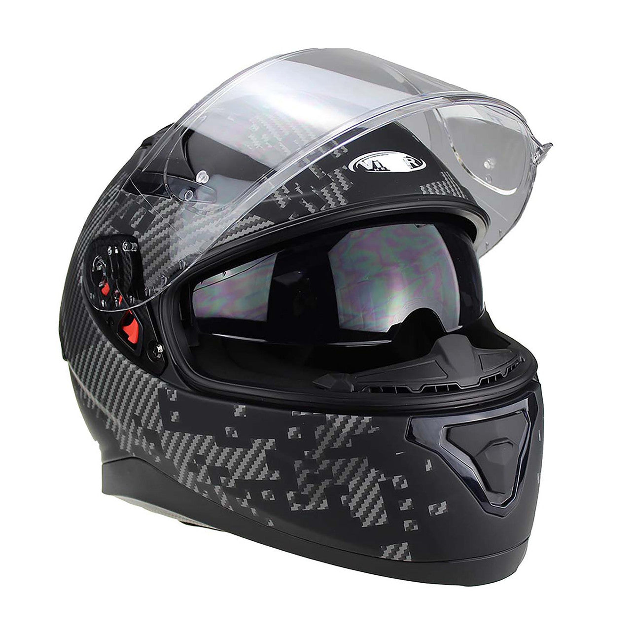 VIPER RSV95 FULL FACE MOTORBIKE HELMET BLACK MOTORCYCLE HELMET NEAR ME UK-Win Impex Moto