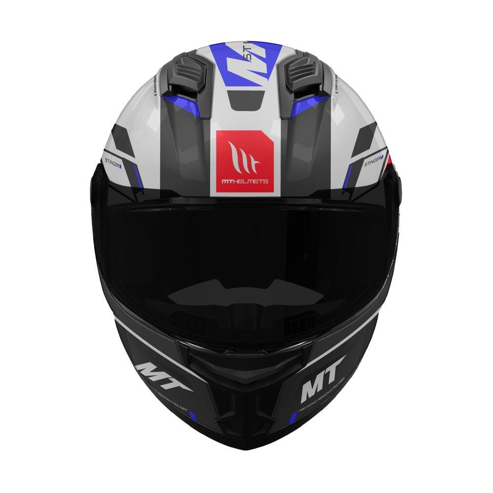 New Mt Stinger 2 Full Face Motorbike Helmet Sporty Look-Win Impex Moto