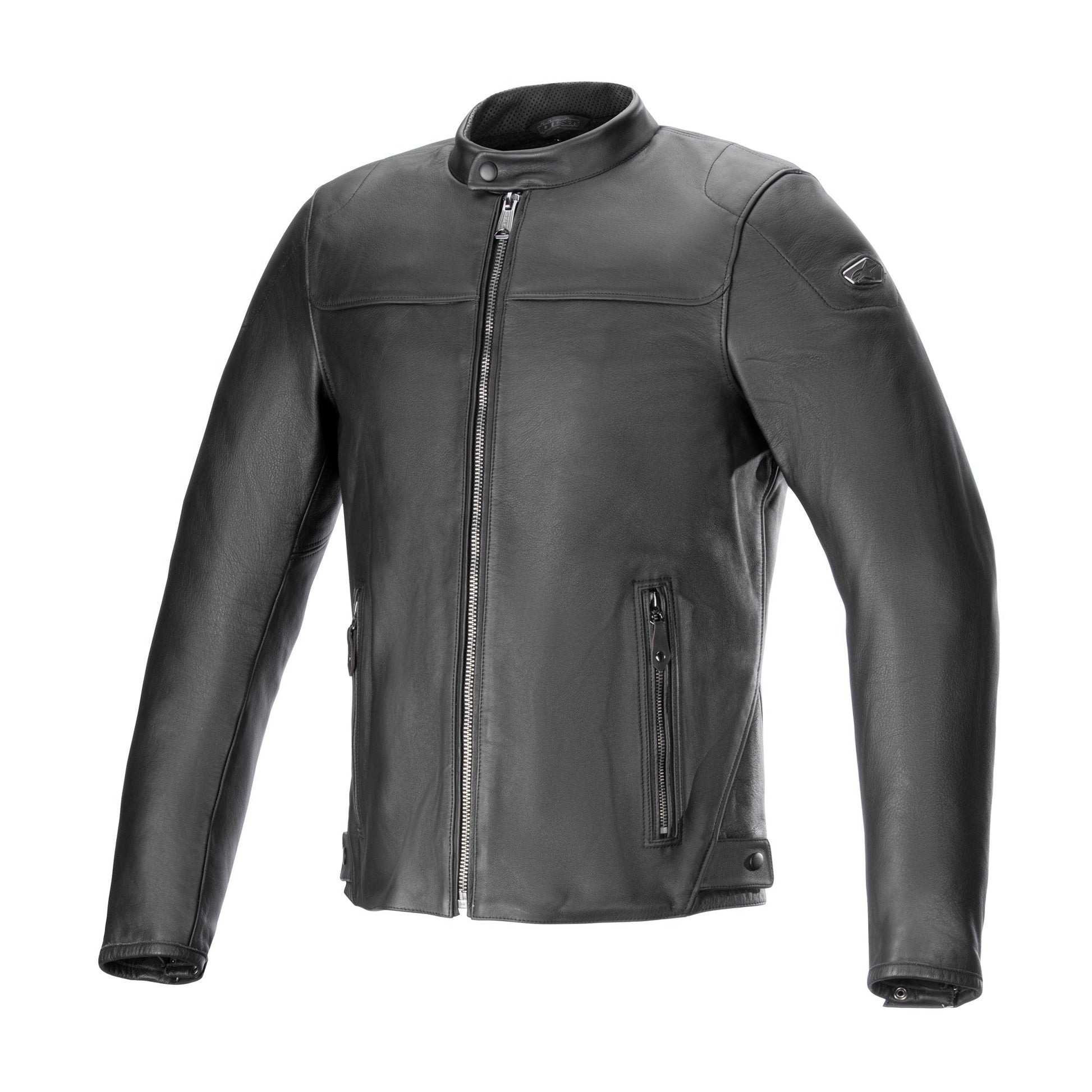 Alpinestars Blacktrack Leather Jacket Black-Win Impex Moto