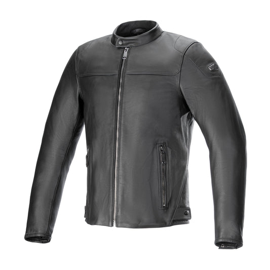 Alpinestars Blacktrack Leather Jacket Black-Win Impex Moto