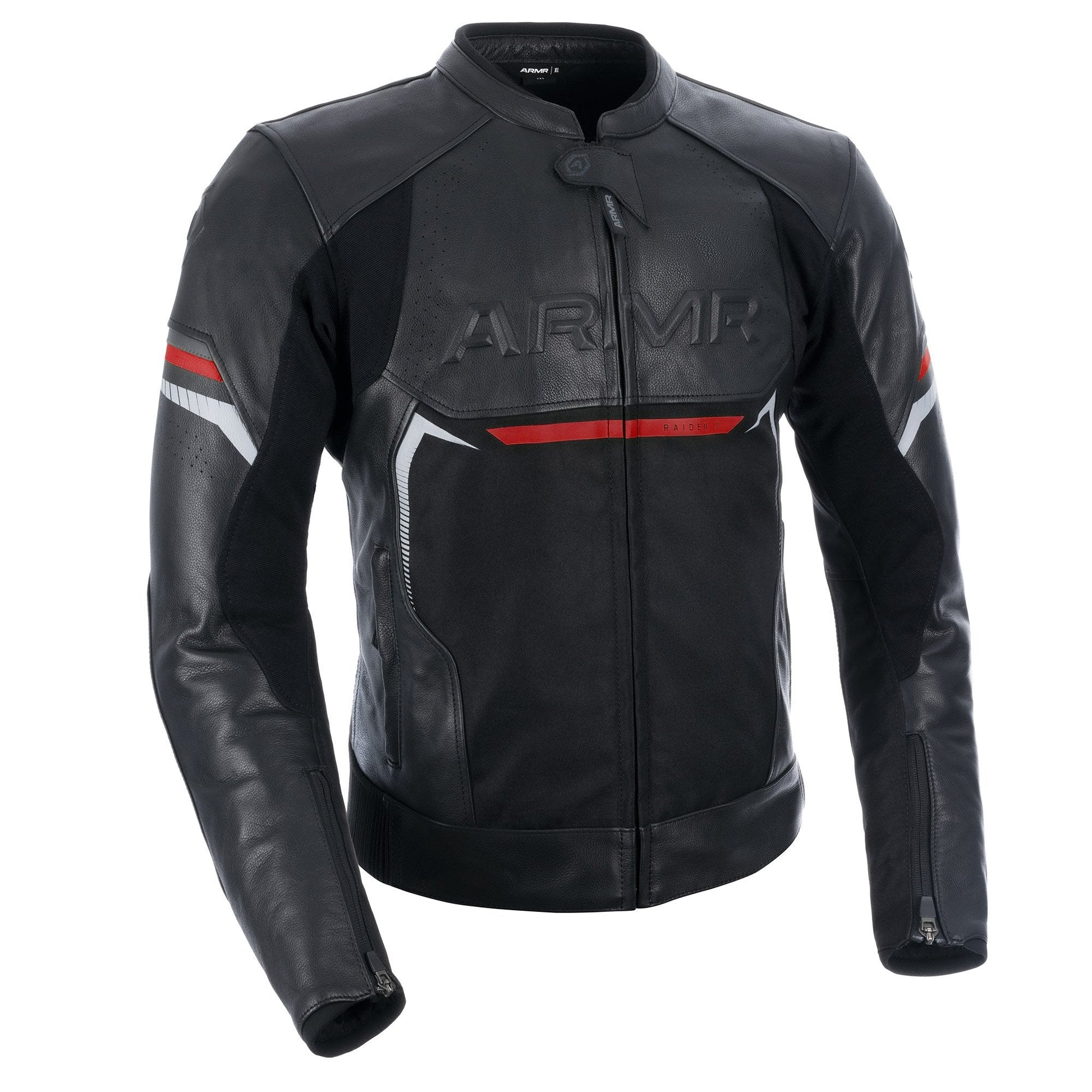 ARMR Raiden 3.0 Multi-Season Leather Jacket-Win Impex Moto