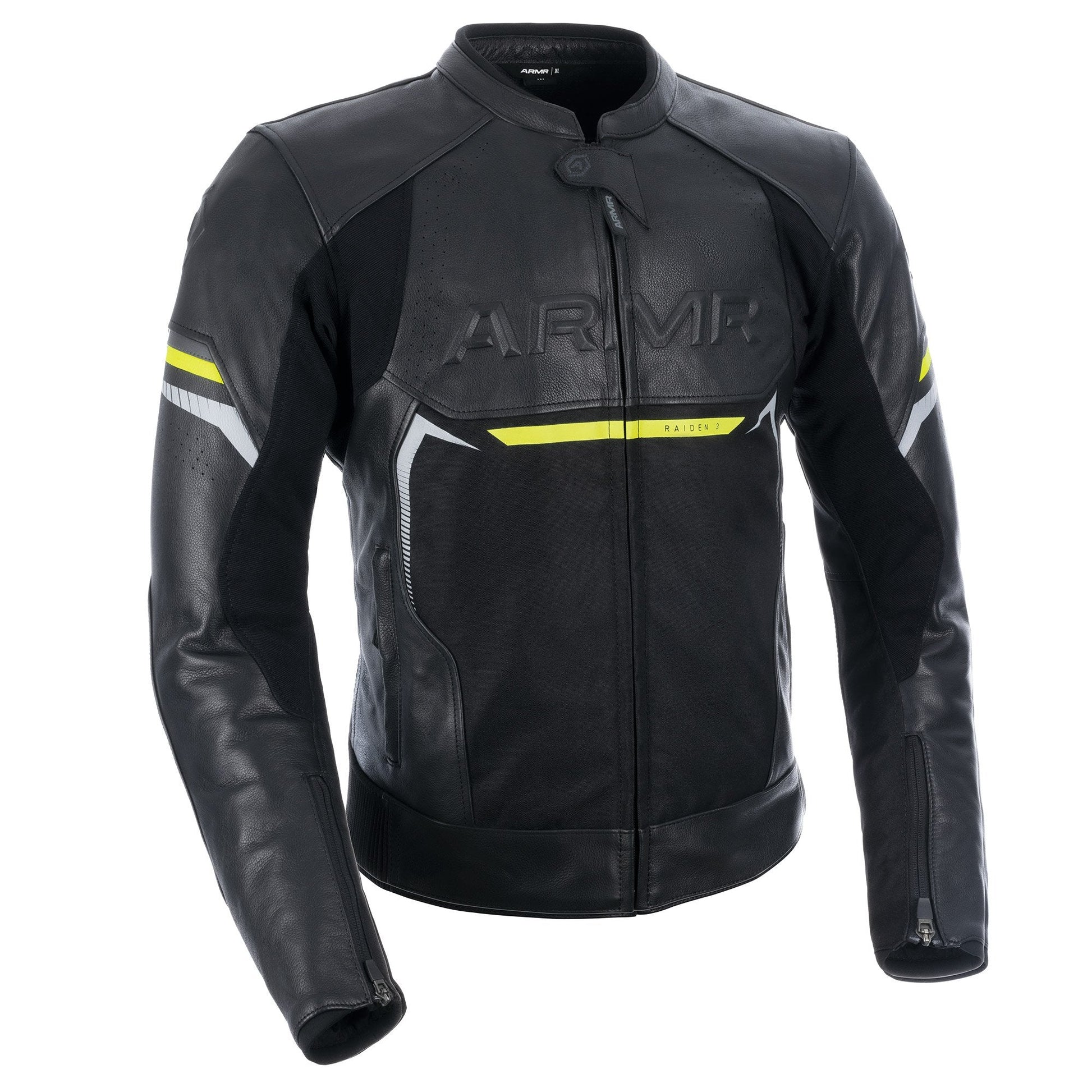 ARMR Raiden 3.0 Multi-Season Leather Jacket-Win Impex Moto