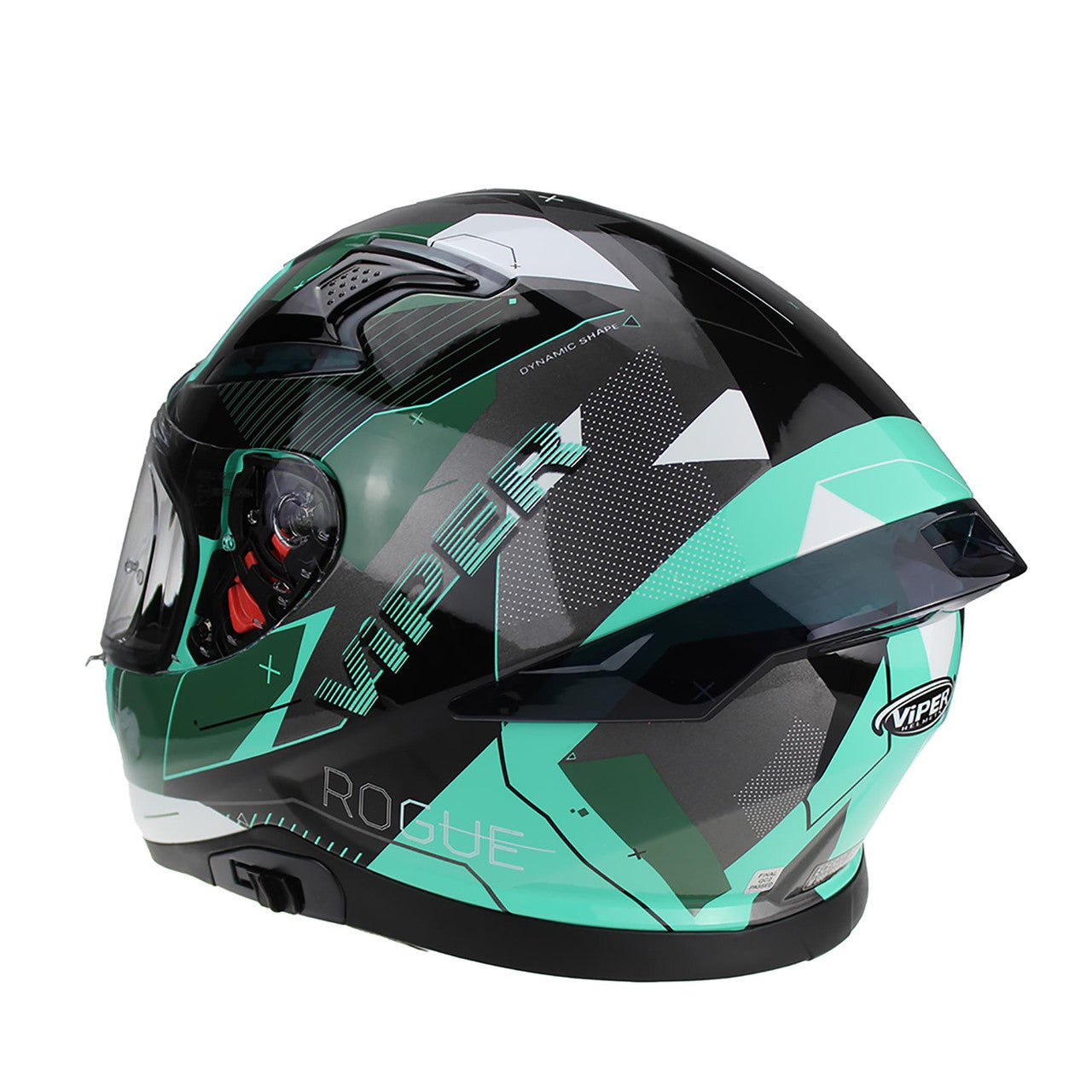 VIPER RSV95 ROGUE TEAL FULL FACE ROAD CRASH MOTORCYCLE HELMET NEAR ME-Win Impex Moto