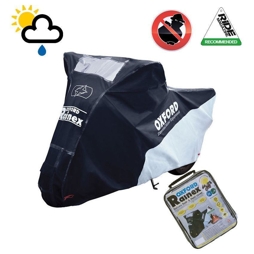 Oxford Rainex Outdoor Rain and Dust Motorbike Cover-Win Impex Moto