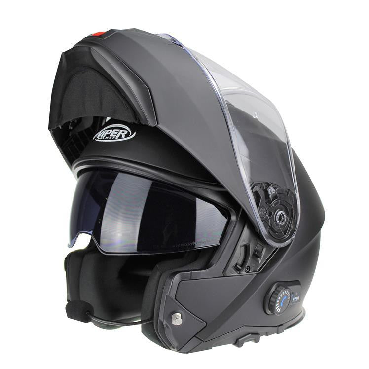 Viper RSV191 Blinc Bluetooth 3.0 Flip Up Modular Motorcycle Helmet-Win Impex Moto