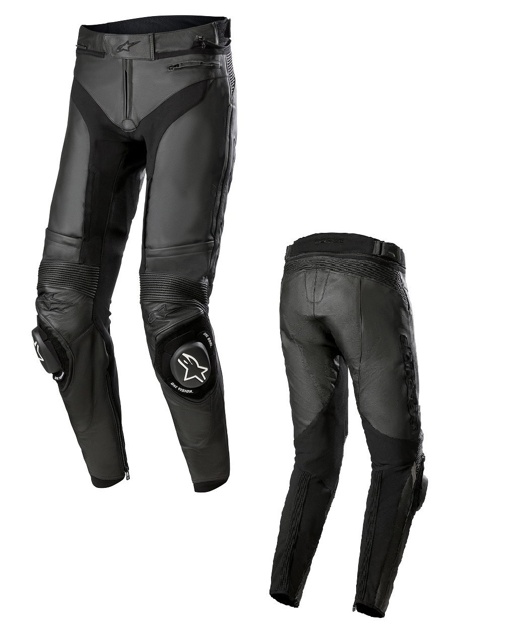 Alpinestars Missile V3 Regular Leather Pant Motorcycle Trouser Black-Win Impex Moto