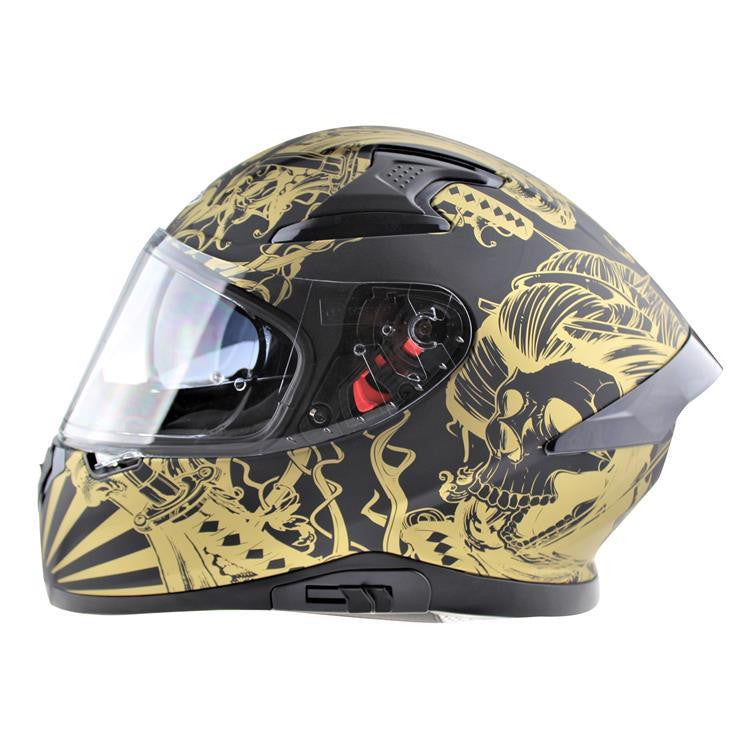 VIPER RSV95 SKULL EDITION MOTORCYCLE FULL FACE HELMET NEAR U-Win Impex Moto