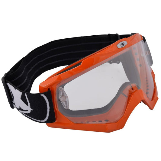 Oxford Motorcycle Motorbike Assault Pro Off-Road MX Goggle- Orange-Win Impex Moto