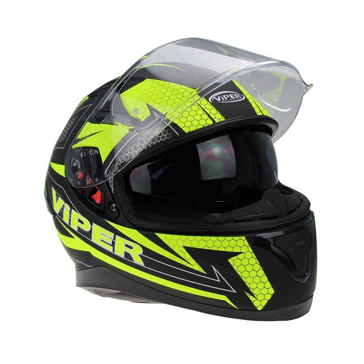 VIPER RSV95 SPIRIT MOTORCYCLE FULL FACE CRASH HELMET-Win Impex Moto
