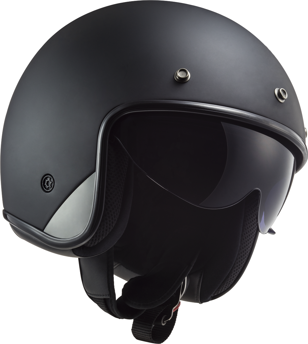 LS2 OF601 BOB II SOLID MATT BLACK ECE22.06-Win Impex Moto