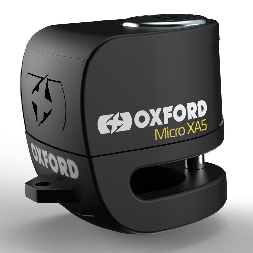 Oxford Micro XA5 Alarm Disc Lock Black/Black-Win Impex Moto