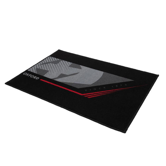Oxford Sport Motorcycle Door Mat Non-Slip Latex Foam 90 x 60cm-Win Impex Moto