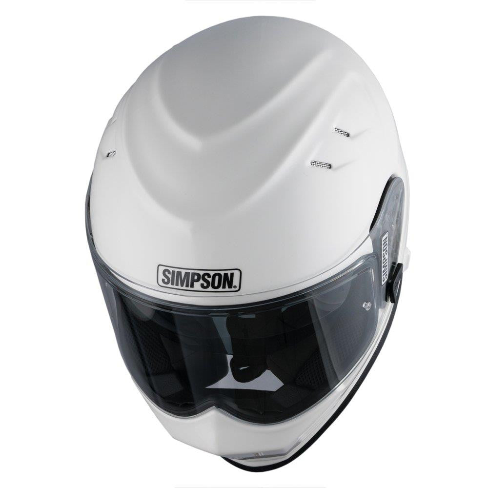 Simpson Venom Solid Motorcycle Motorbike Full Face Helmet (ECE-22.06)-Win Impex Moto