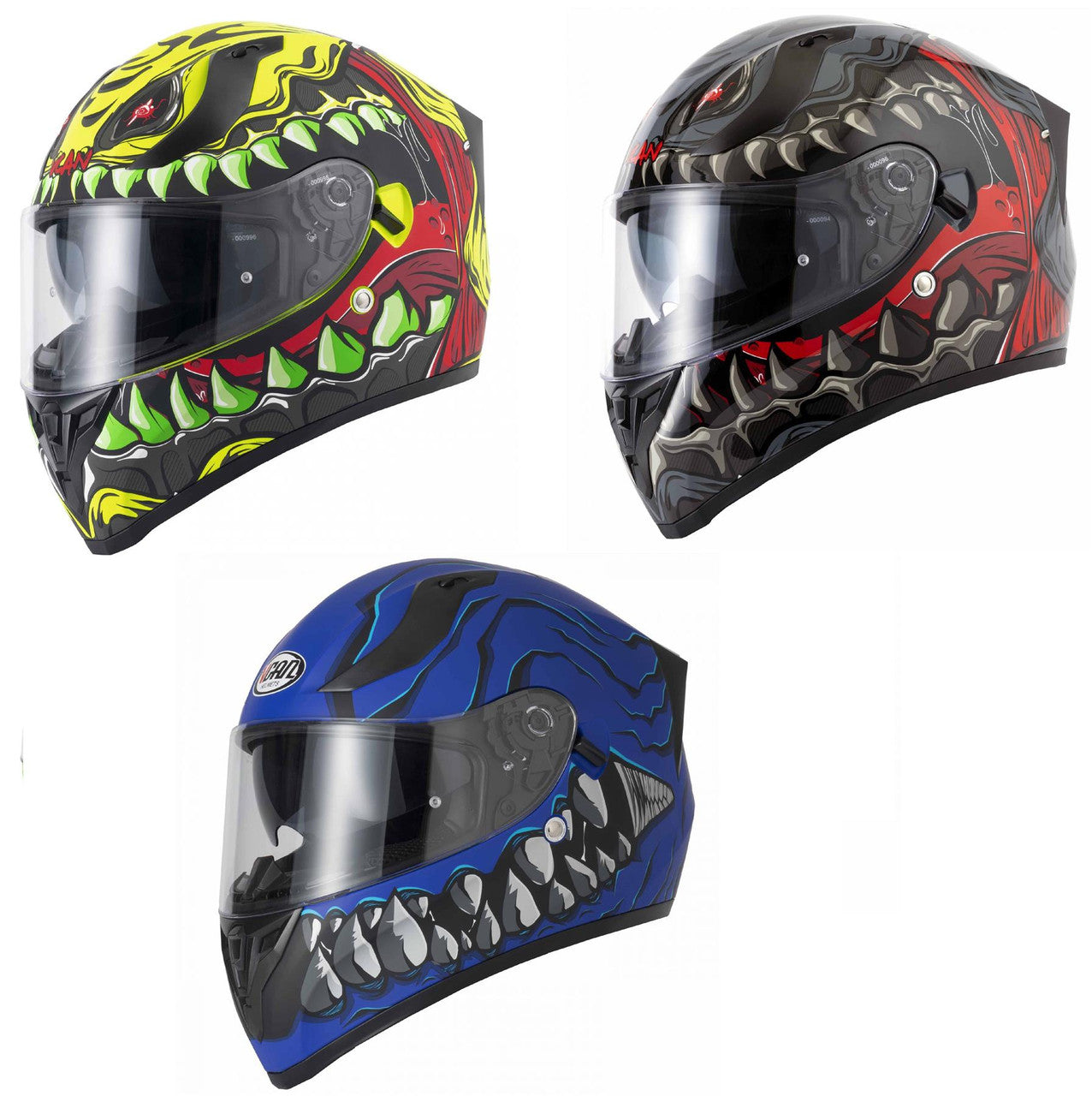 VCAN H128 Motorcycle Motorbike Titan Helmets -2023-Win Impex Moto