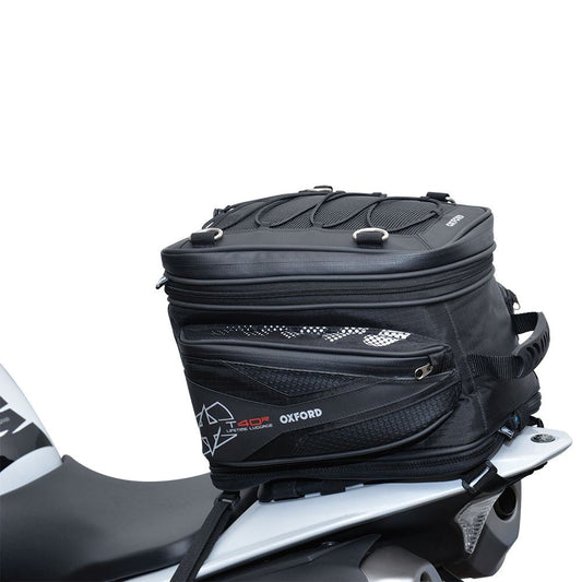 Oxford Motorcycle Rucksack Bag Luggage Tail Pack Convertible To Backpack-Win Impex Moto