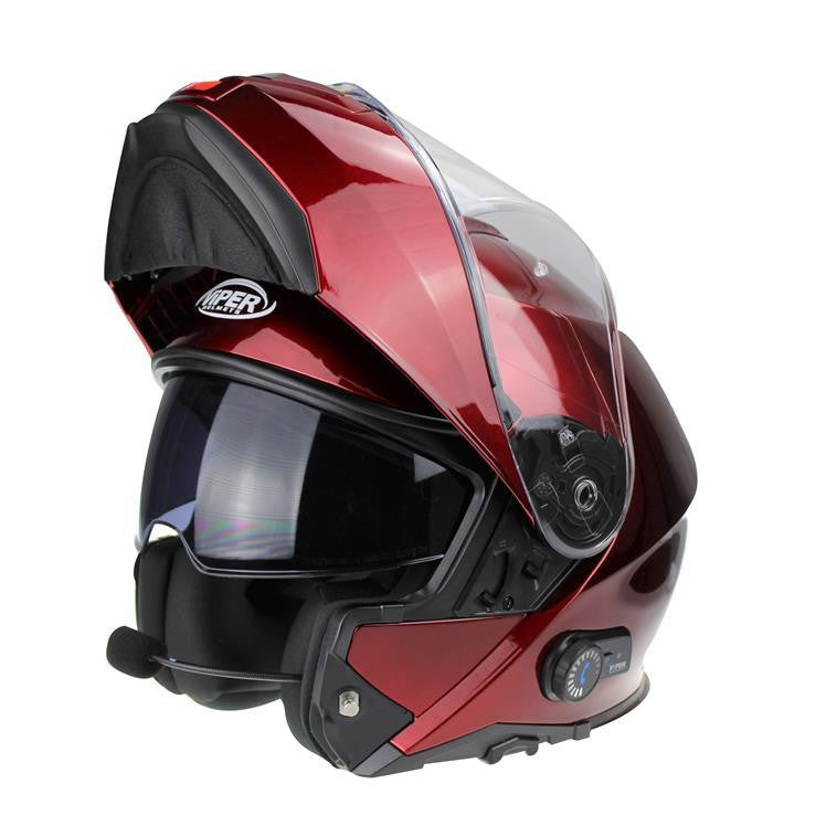 Viper RSV191 Blinc Bluetooth 3.0 Flip Up Modular Motorcycle Helmet-Win Impex Moto