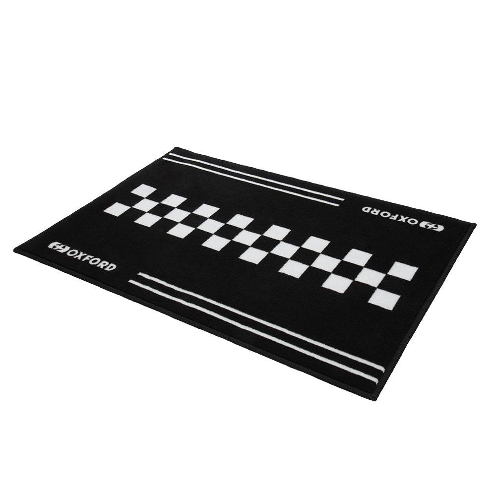 Oxford Cafe Racing Motorcycle Workshop Garage Door Mat 90 x 60cm-Win Impex Moto
