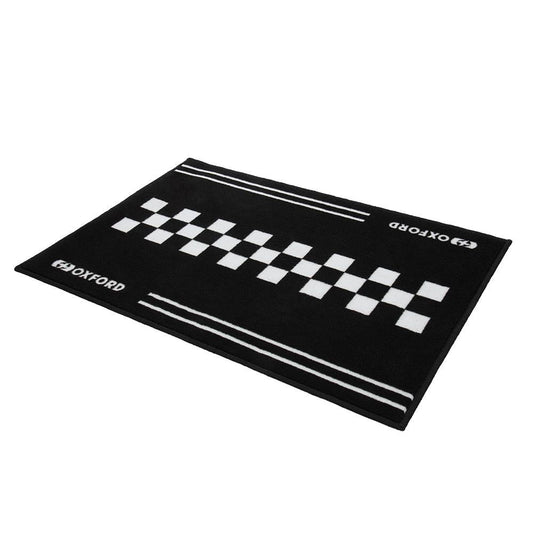Oxford Cafe Racing Motorcycle Workshop Garage Door Mat 90 x 60cm-Win Impex Moto
