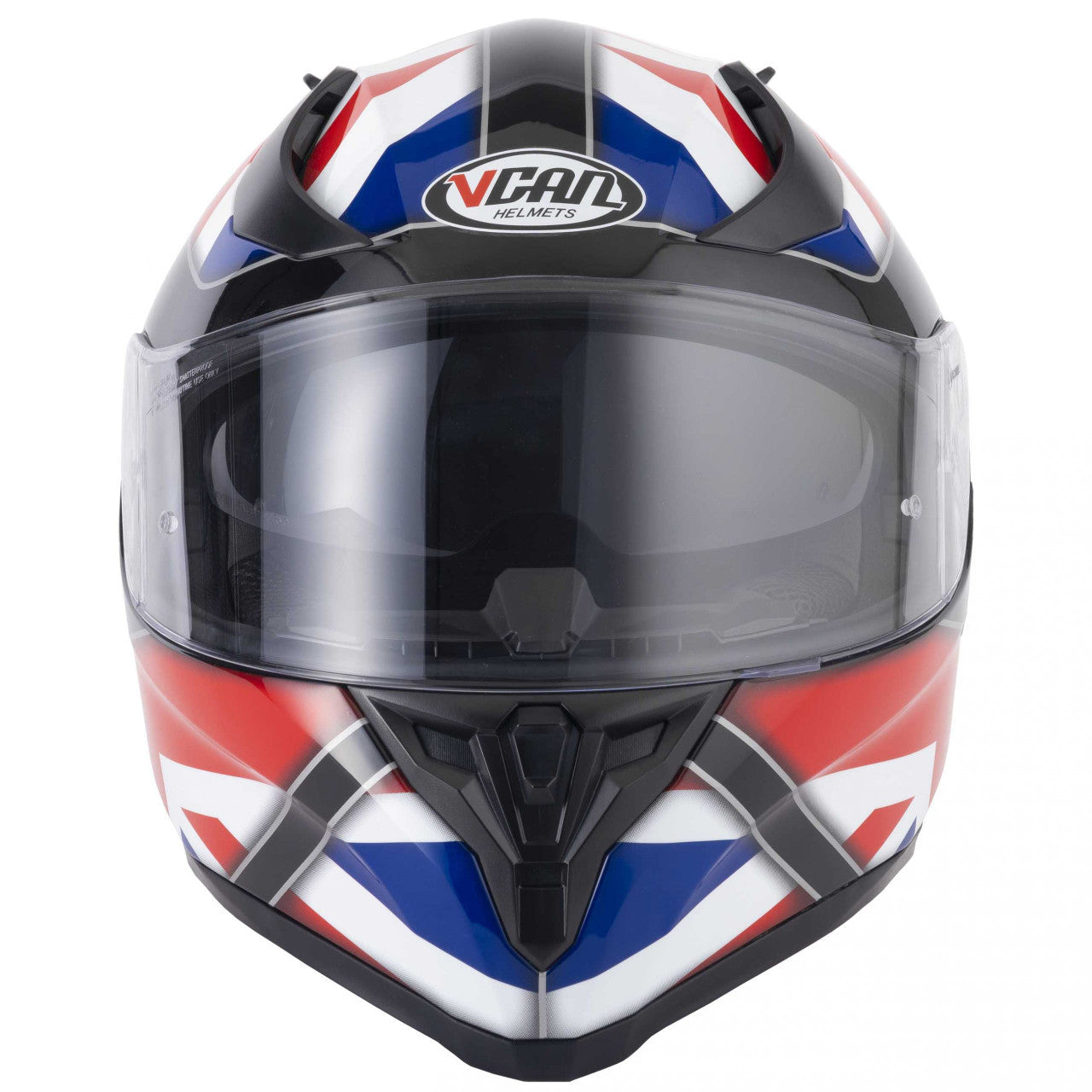 VCAN H128 Union Jack Full Face Motorcycle Helmet- Union Jack 2024-Win Impex Moto