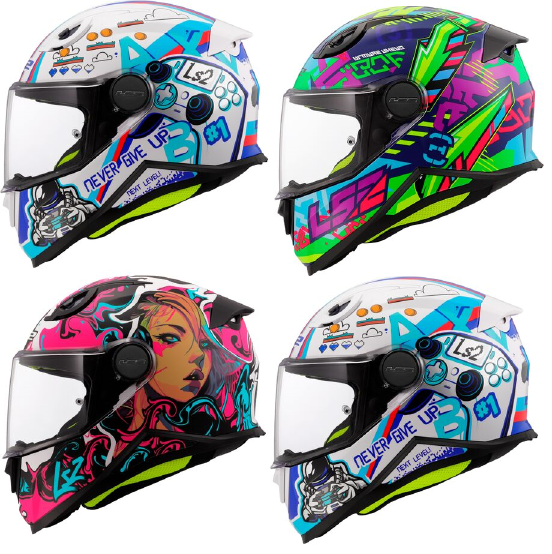 LS2 FF812 KID NEXT LEVEL MOTORCYCLE HELMET-Win Impex Moto