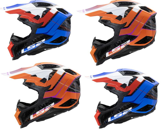 LS2 MX703 X-FORCE GALUO HELMET MOTOCROSS-Win Impex Moto