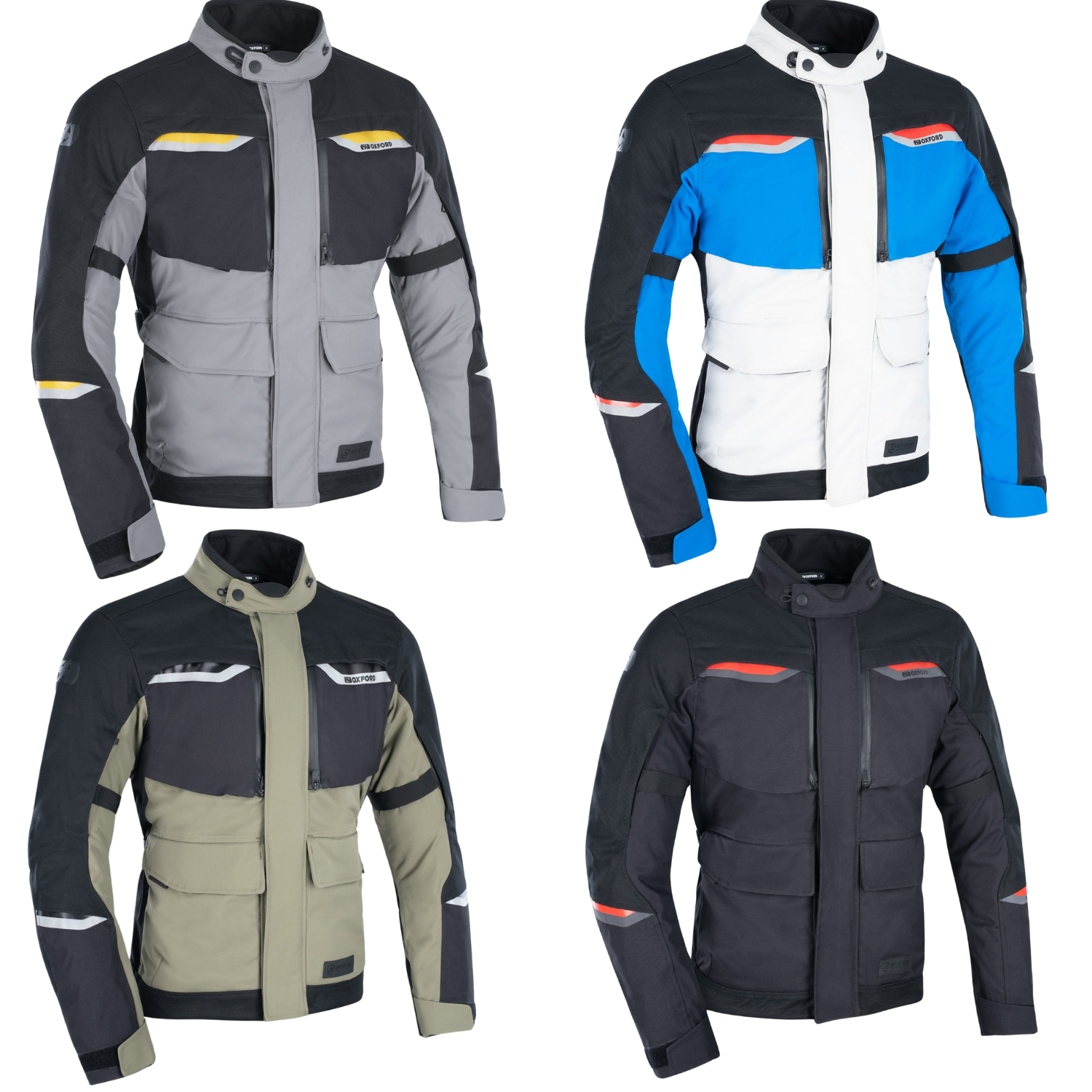 Oxford Mondial 2.0 MS Motorcycle Jacket | All-Season Waterproof Jacket-Win Impex Moto
