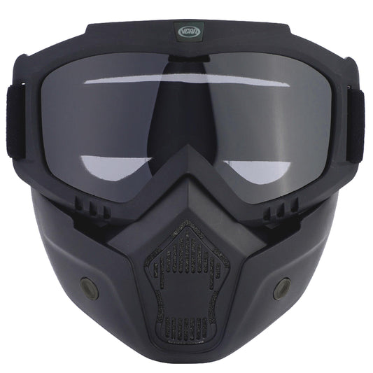 Vcan T50 open Face Helmet Mask & Goggle-Win Impex Moto
